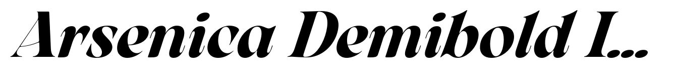 Arsenica Demibold Italic